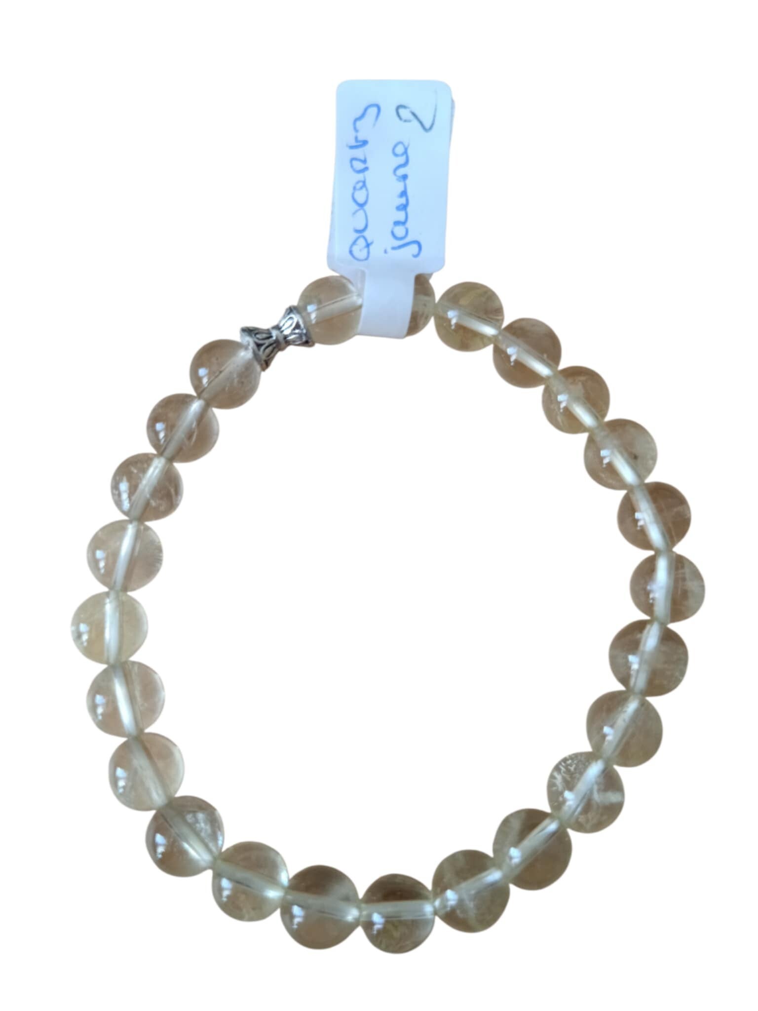 Bracelet Quartz Jaune 8mm