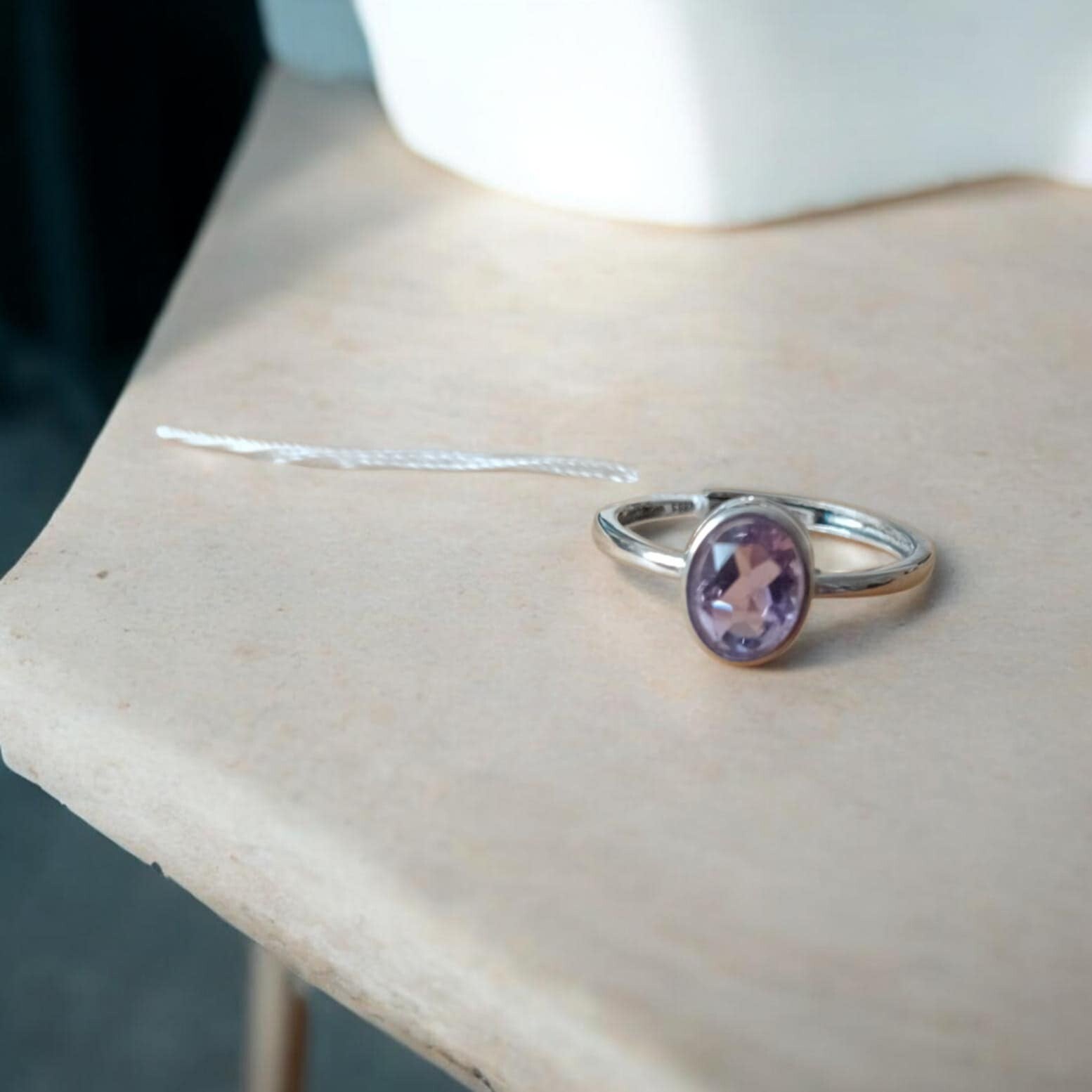 Bague Améthyste " Clarisse "