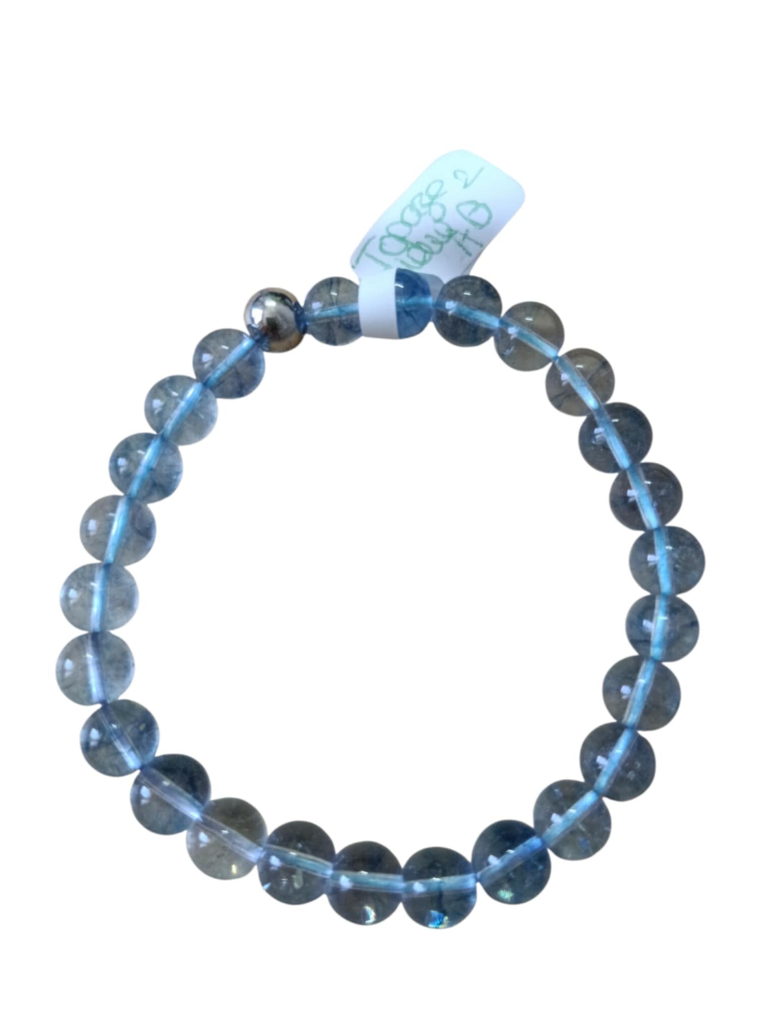 Bracelet Topaze Bleue 8mm Grade AB