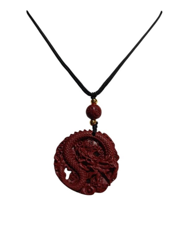 Collier Cinabre rond dragon