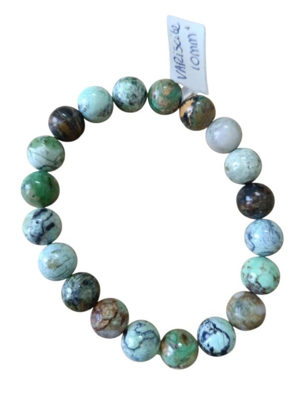 Bracelet Variscite 10mm