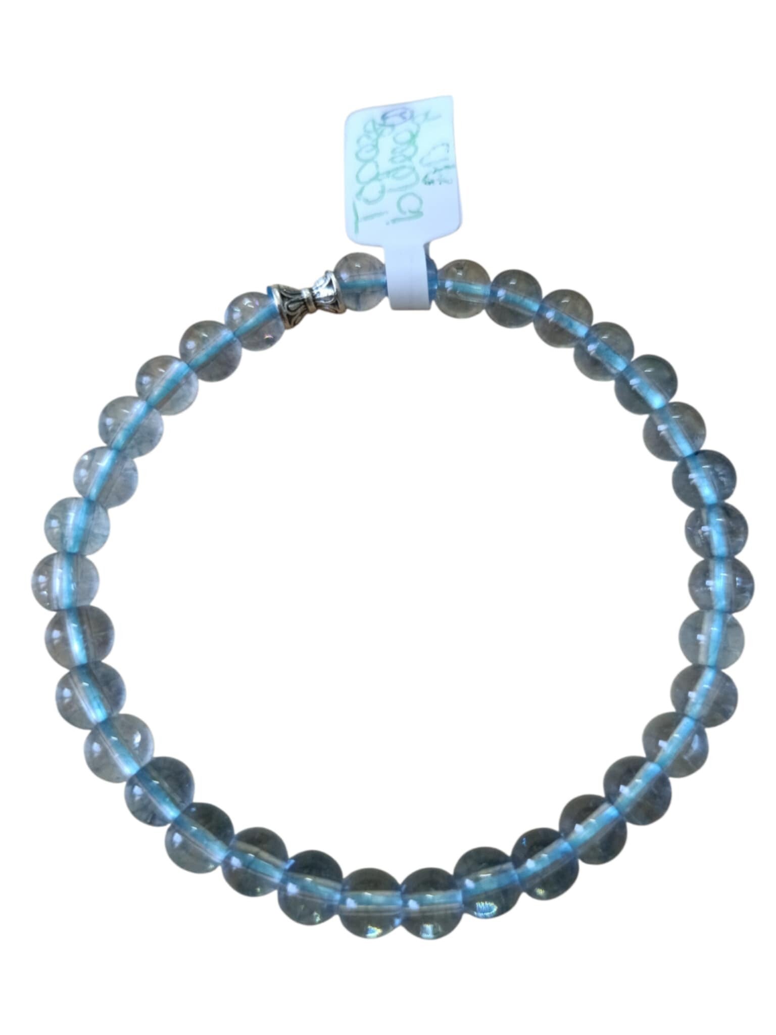 Bracelet Topaze Bleu 6mm Grade AB