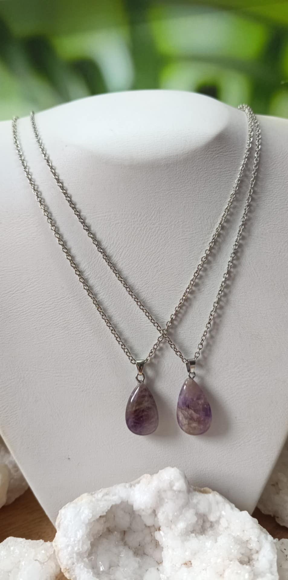 Collier Améthyste Goutte