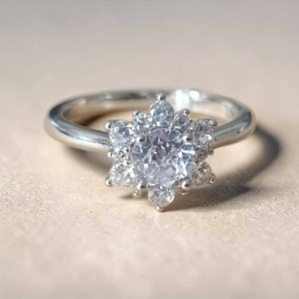 Bague Moissanite " Altesse "