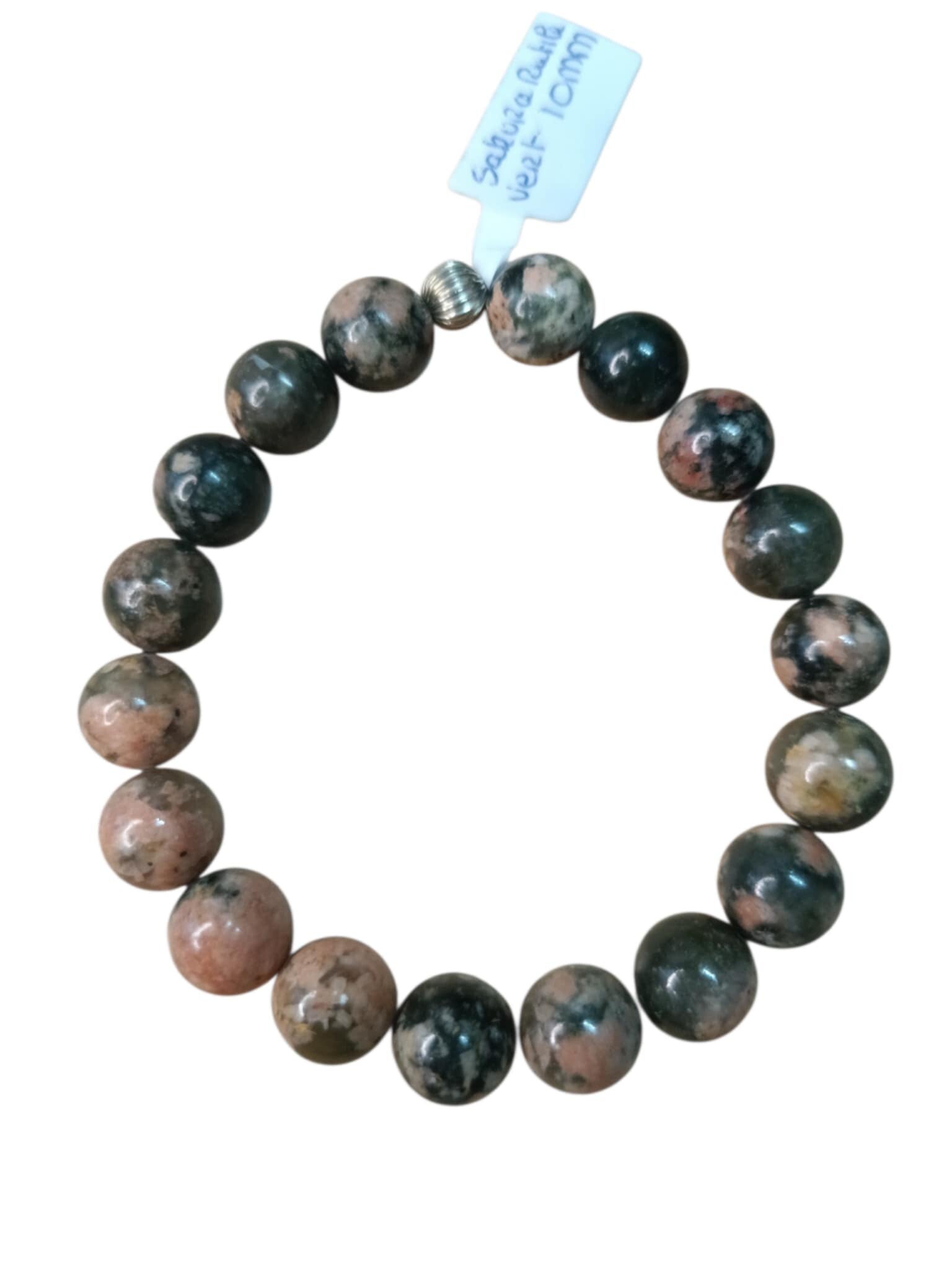 Bracelet Sakura Rutile Vert 10mm