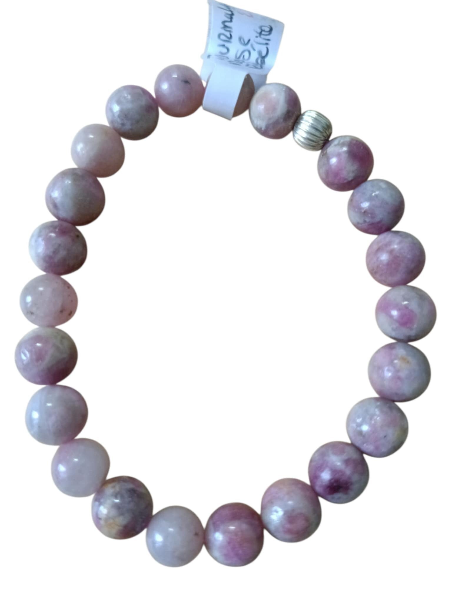 Bracelet Tourmaline Rose 9mm