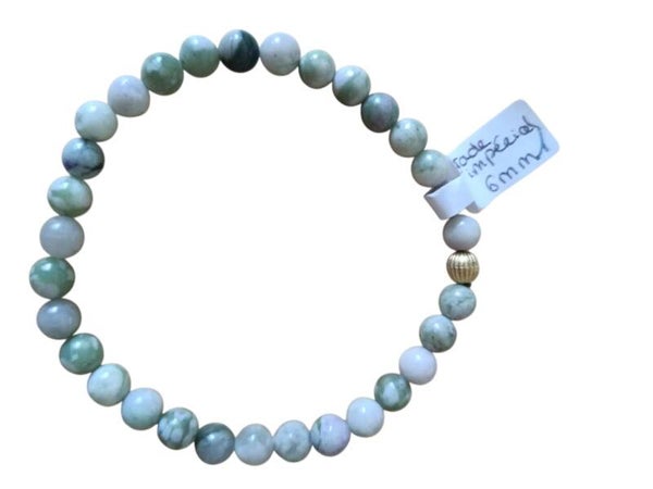 Bracelet Jade Impérial 6mm