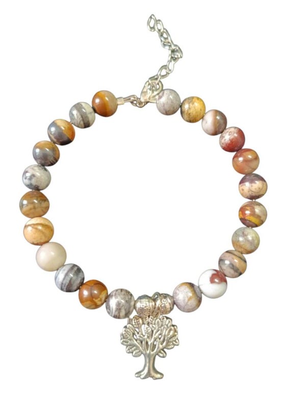 Bracelet Jaspe "Arbre de Vie "