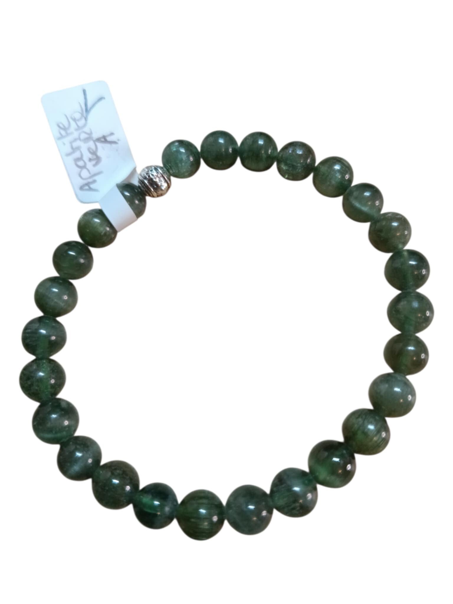 Bracelet Apatite verte 7mm grade A