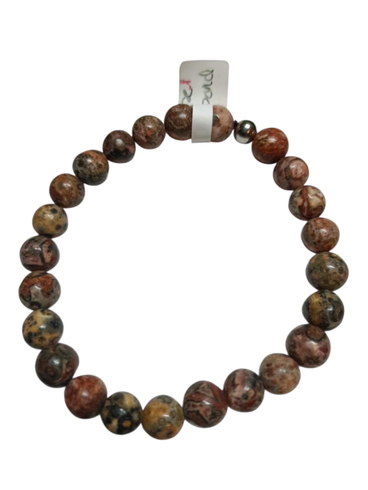 Bracelet Jaspe Léopard 8mm