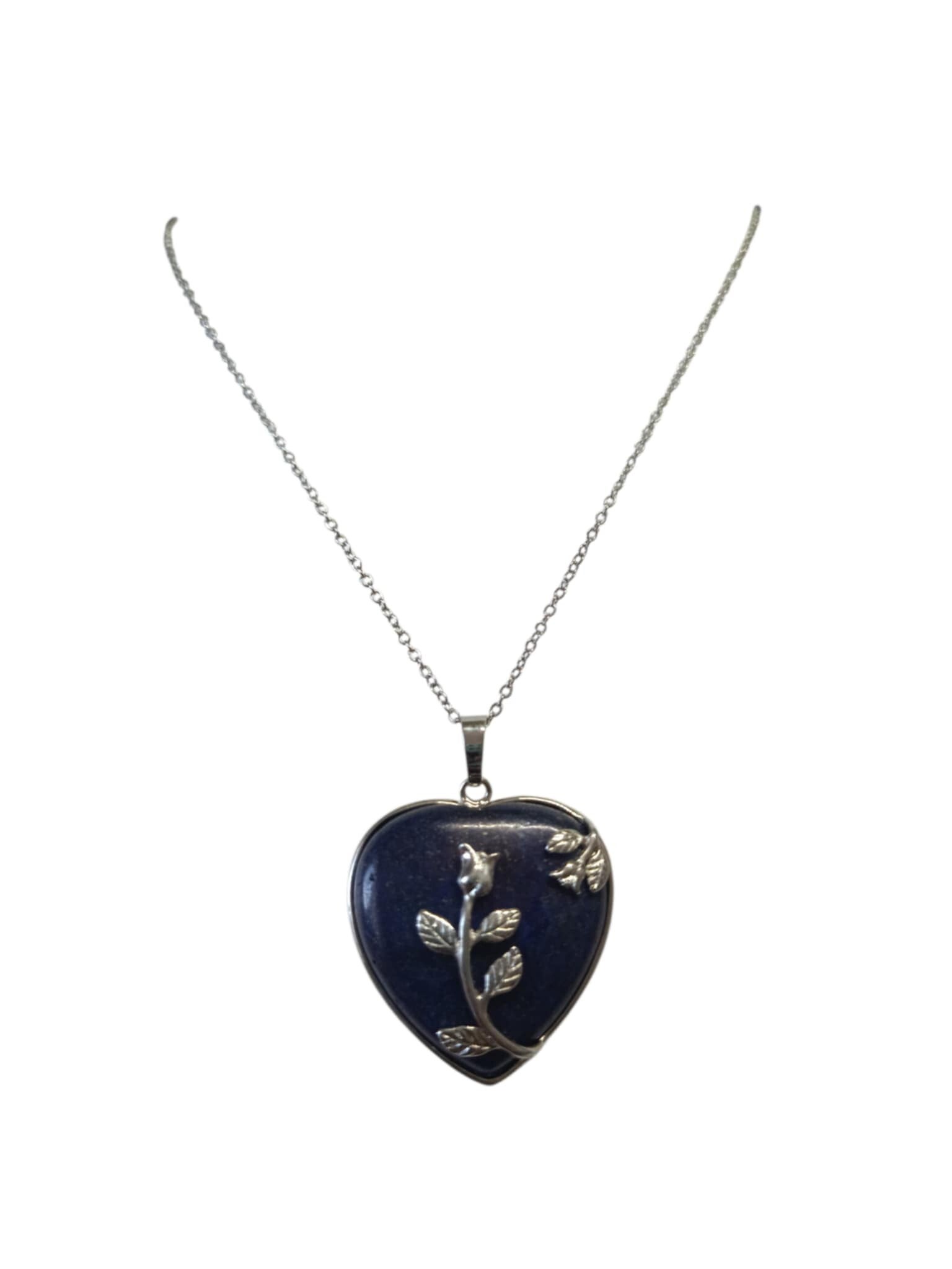 Collier Lapis Lazuli " Coeur "