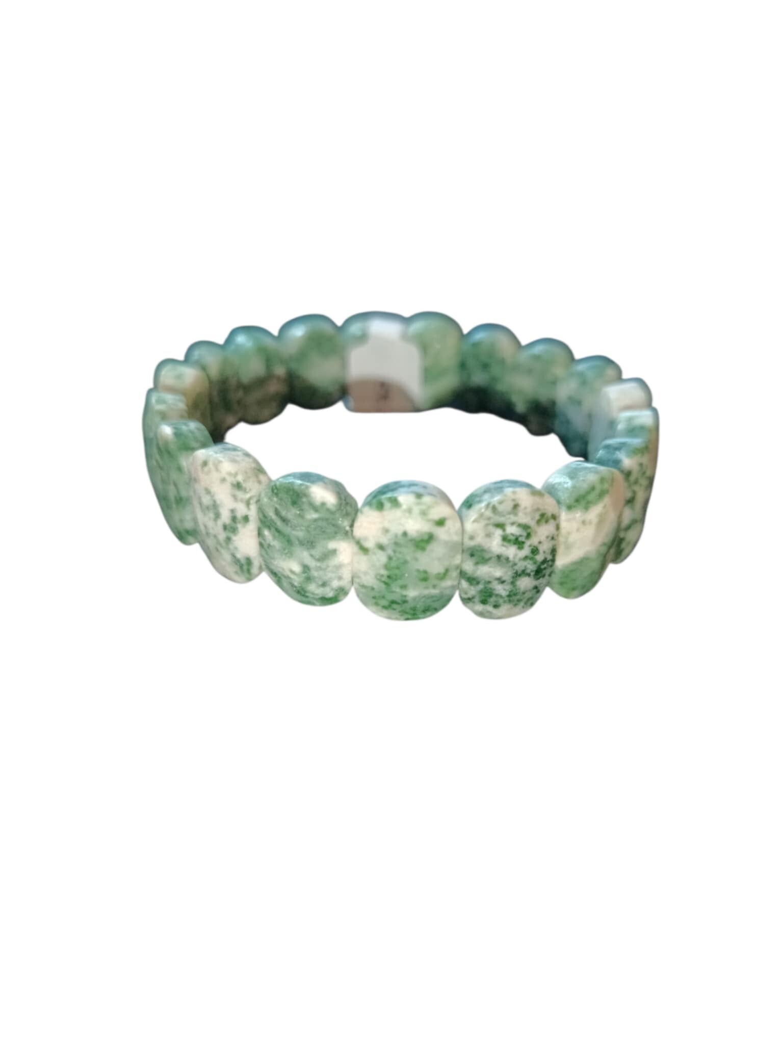 Bracelet Agate Arbre Ovale Facetté
