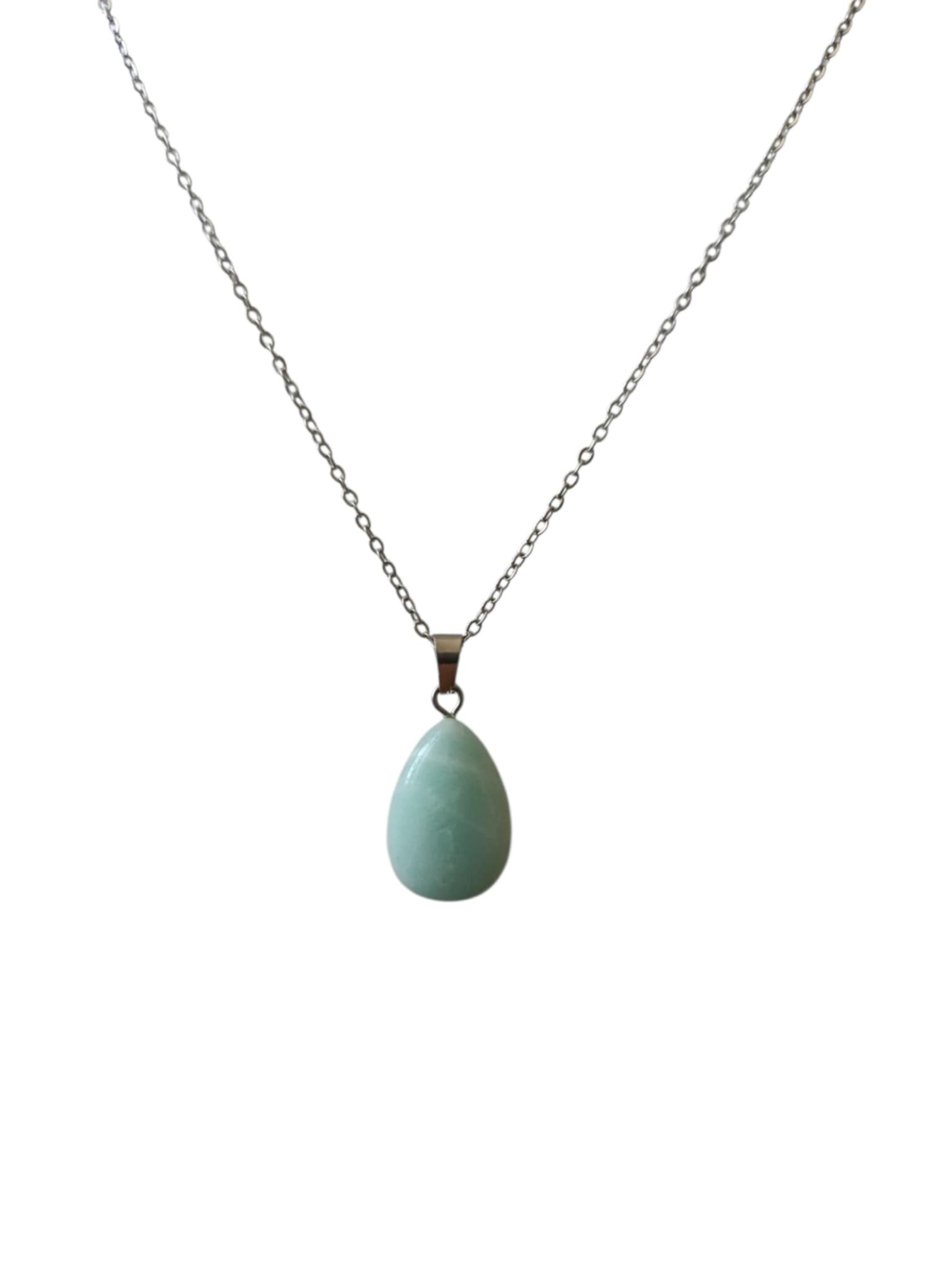 Collier Amazonite " Goutte "