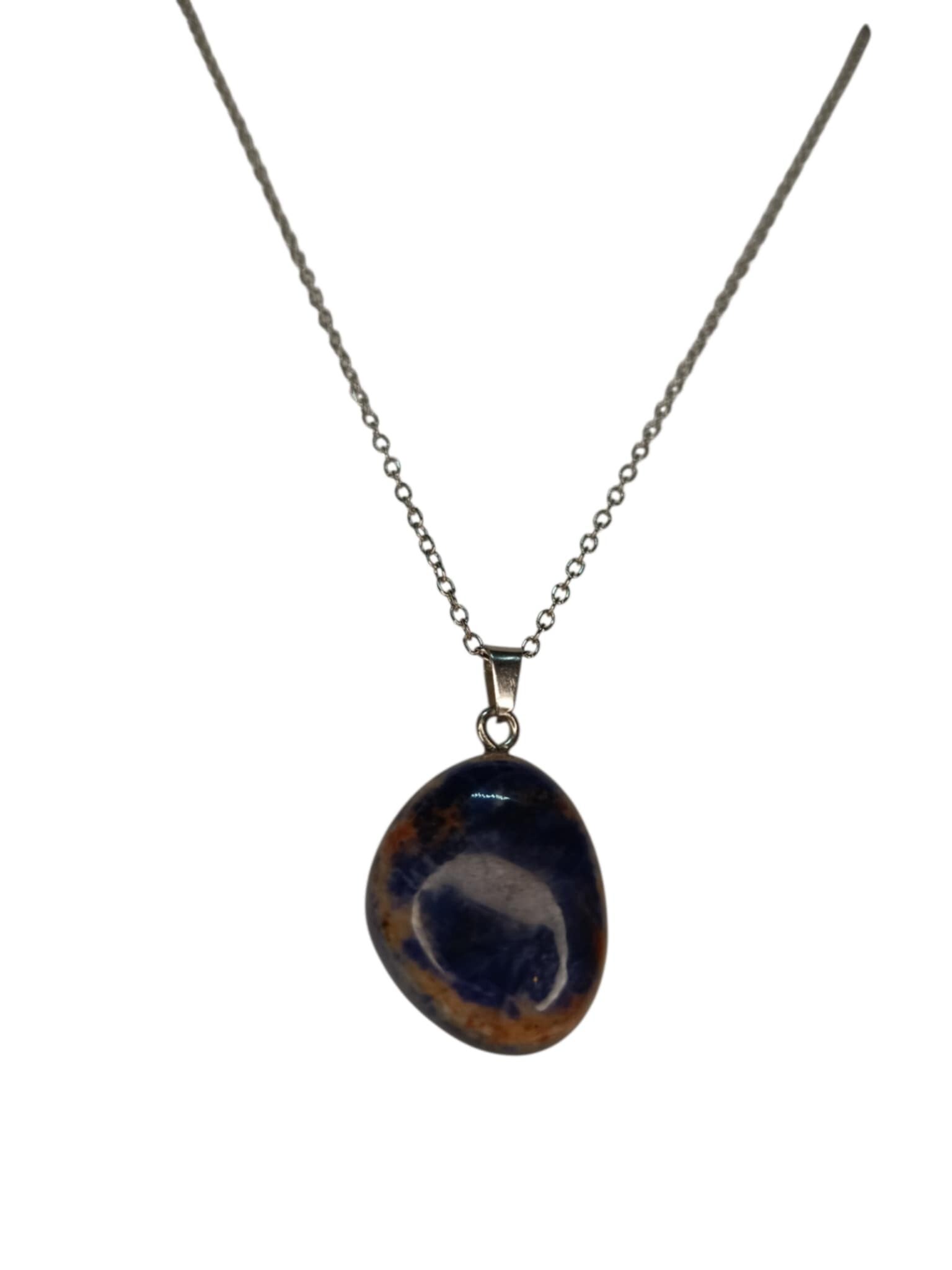 Collier Sodalite 2A " Boule "