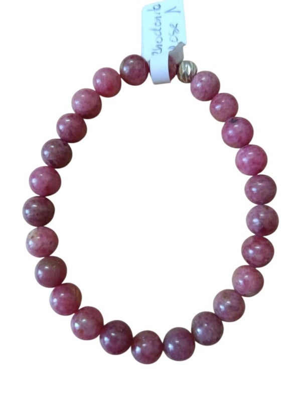 Bracelet Rhodonite Rose 8mm