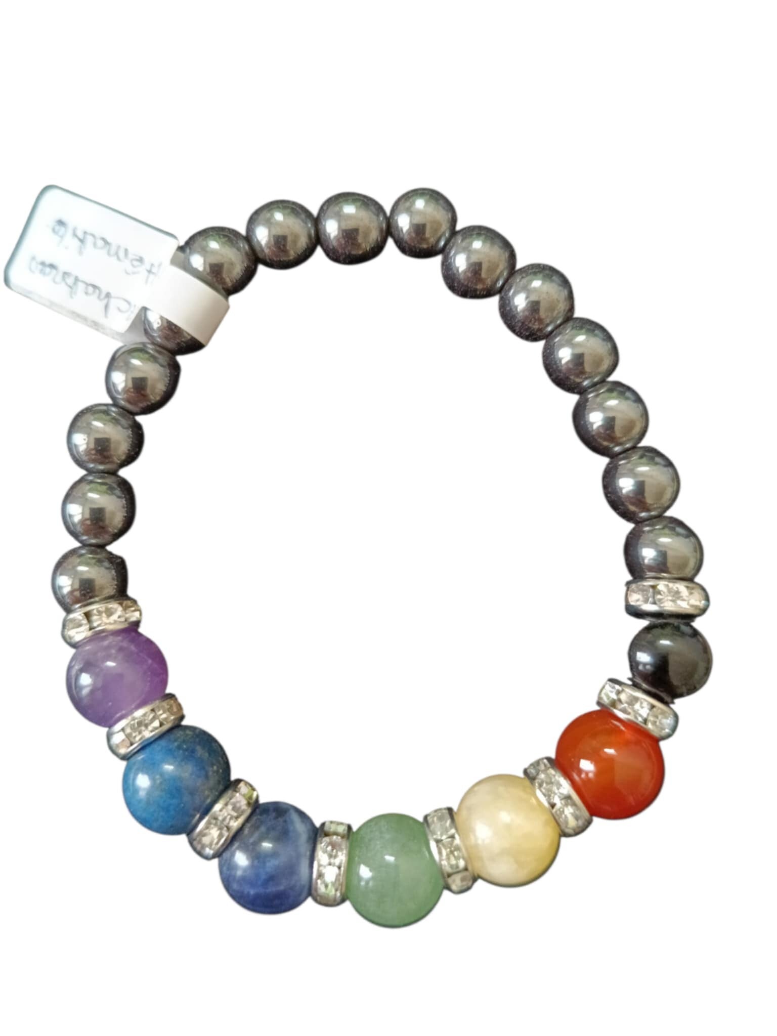 Bracelet 7 Chakras Hématite