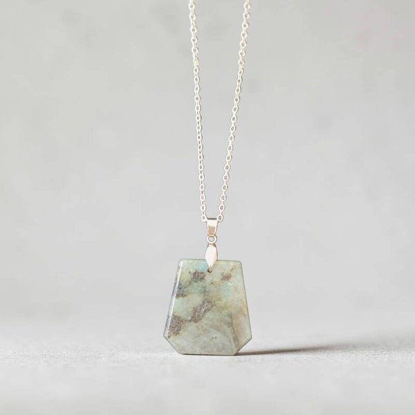 Collier Labradorite Bleue