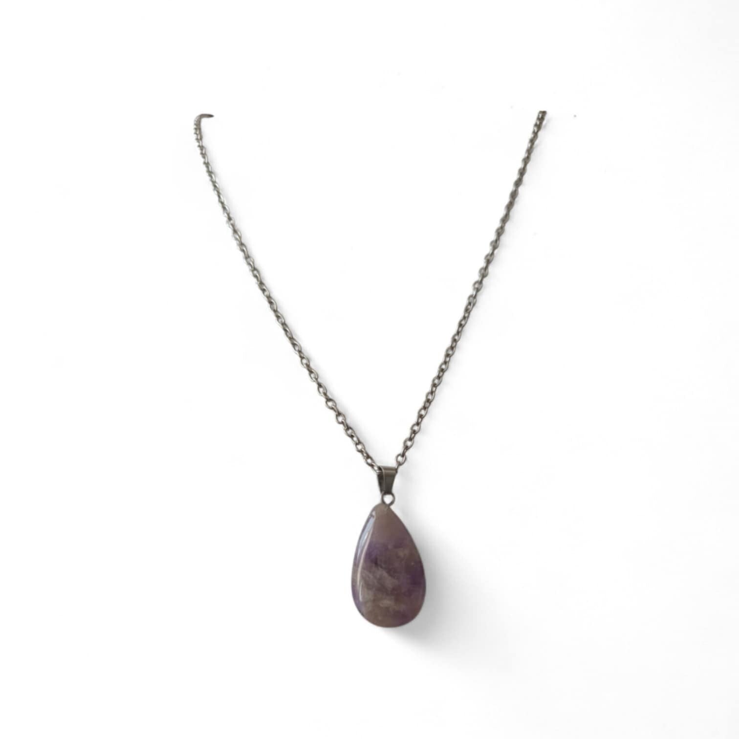 Collier Améthyste Goutte