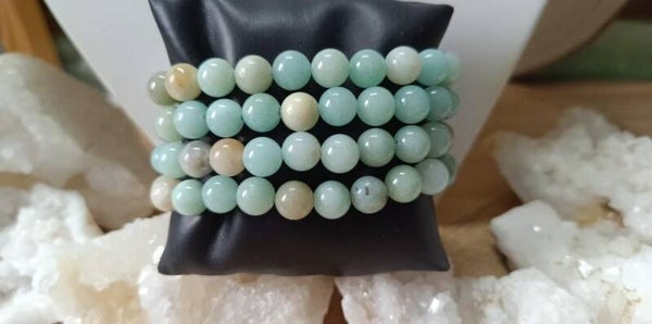Bracelet Amazonite Multicolore 8mm