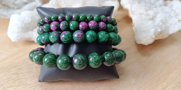 Bracelet Epidote Rubis