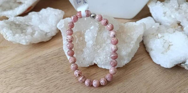 Bracelet Rhodochrosite 7mm Certifié (1)