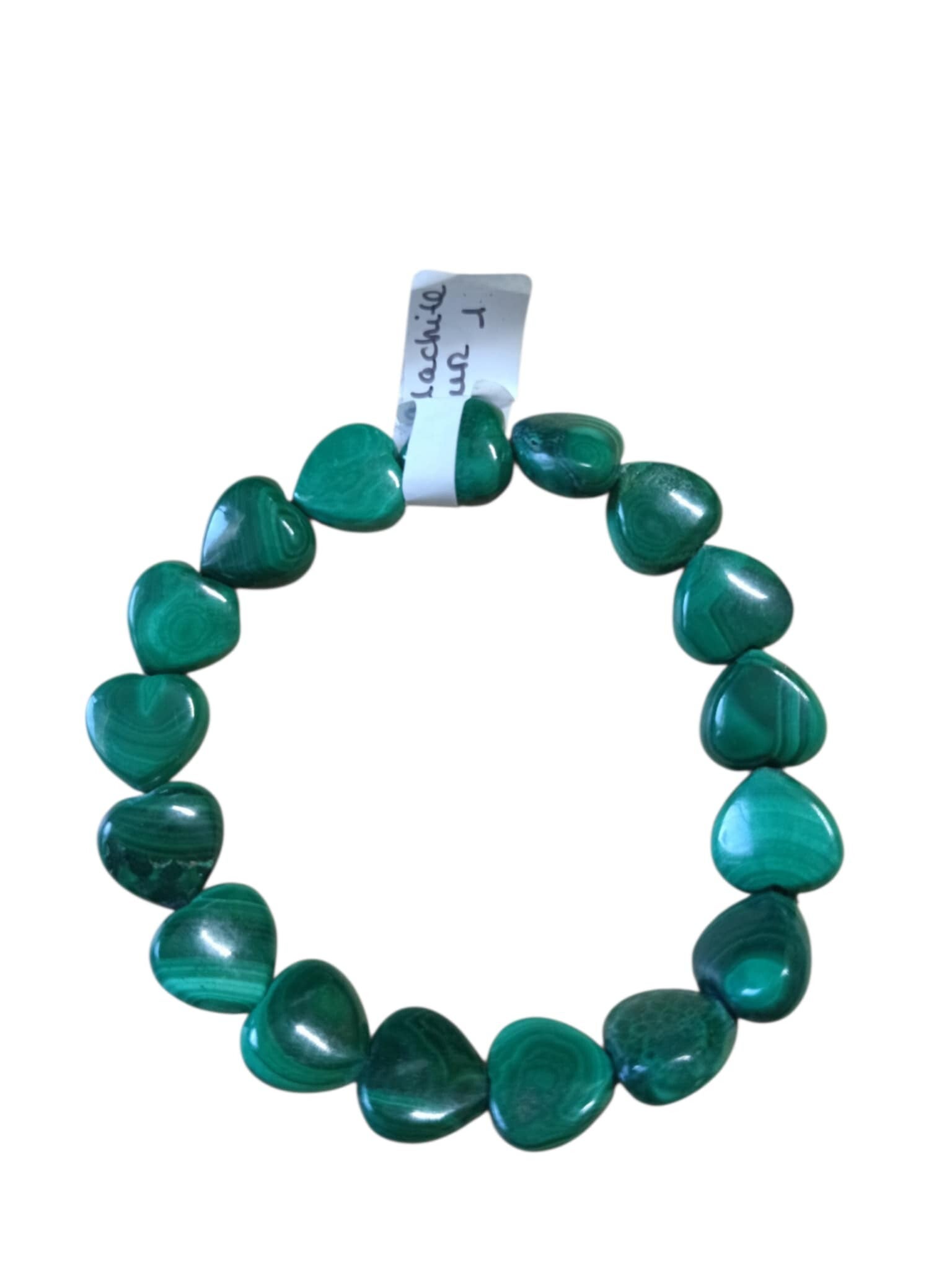 Bracelet Malachite Coeur Petit Grade AB