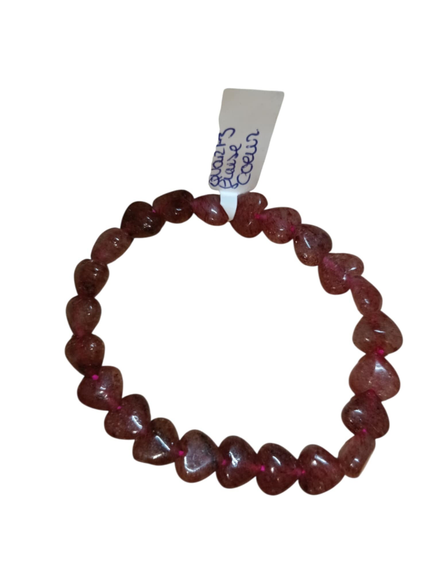 Bracelet Quartz Fraise " Coeur "