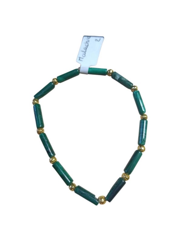 Bracelet Malachite Tube Grade B (2)