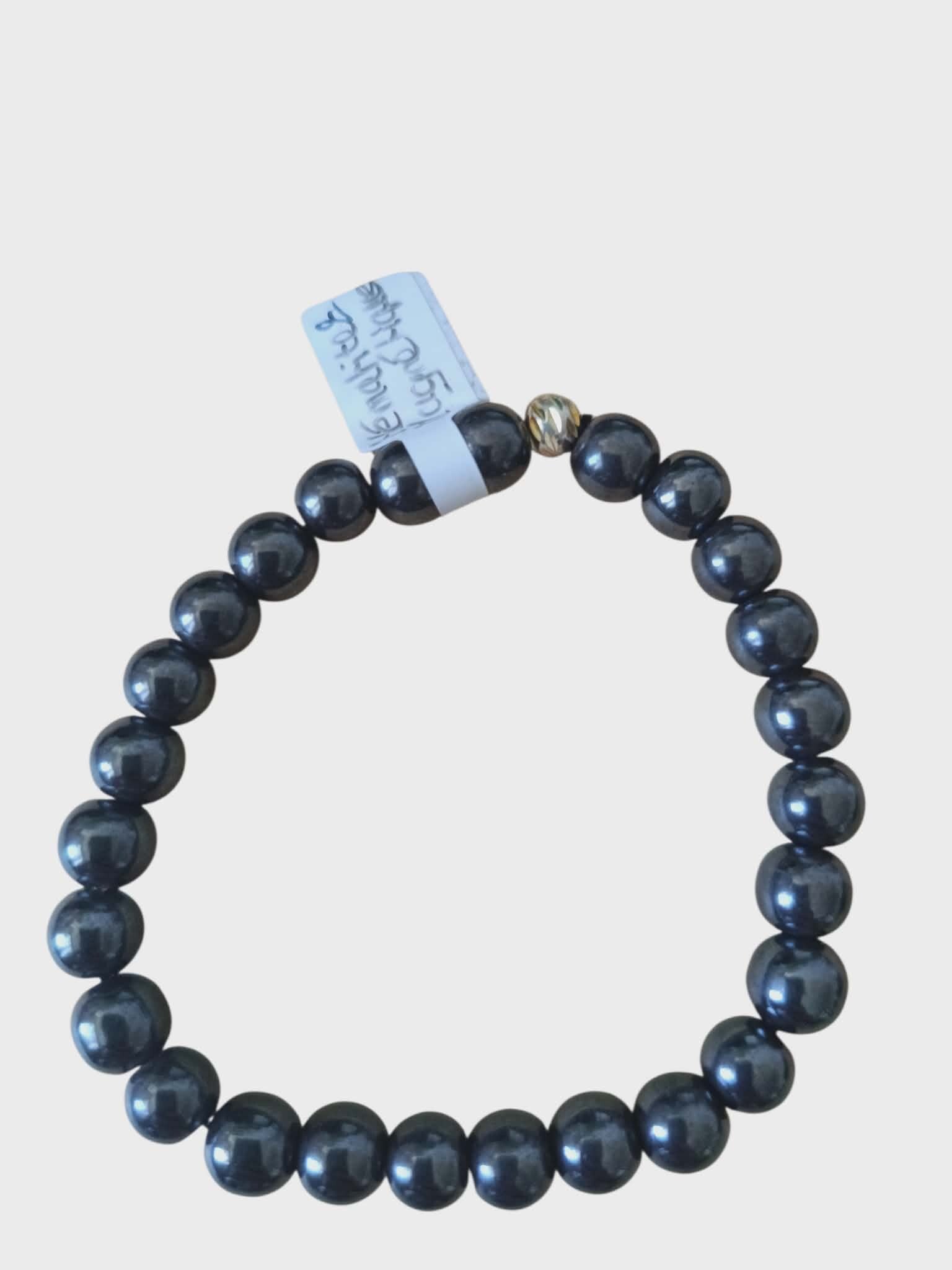 Bracelet Hématite Magnétique 8mm