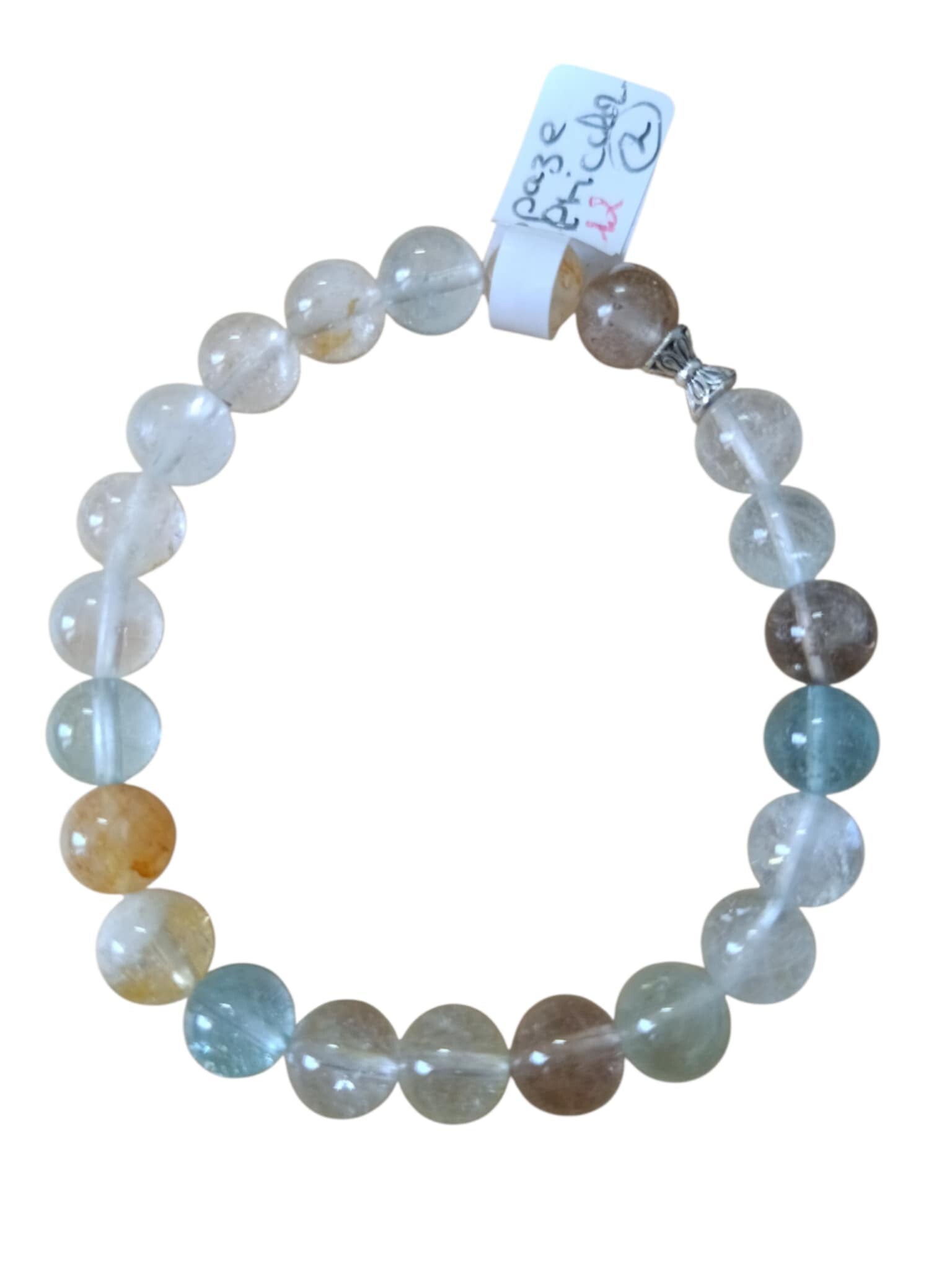 Bracelet Topaze Multicolore 9mm