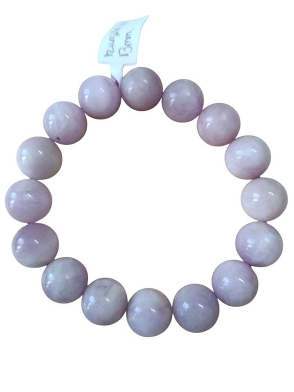 Bracelet Kunzite 13mm grade A+