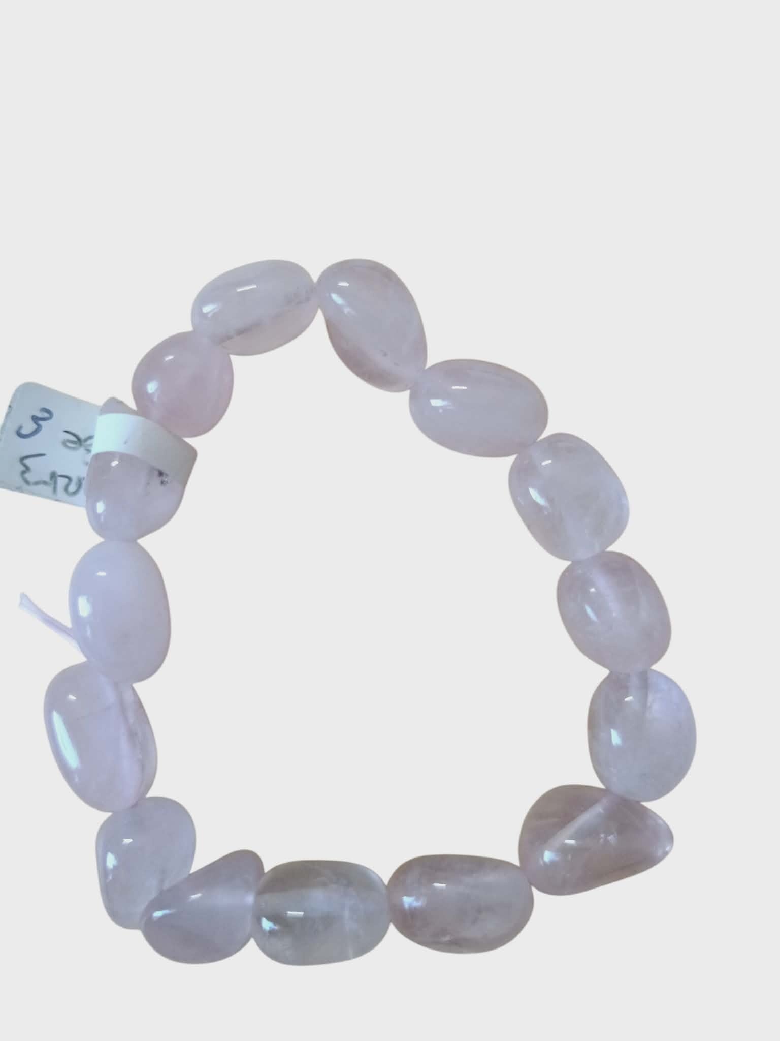 Bracelet Quartz Rose Forme Libre