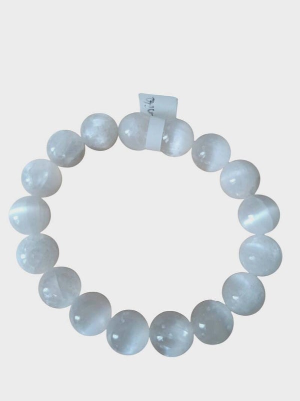 Bracelet Sélénite 12mm