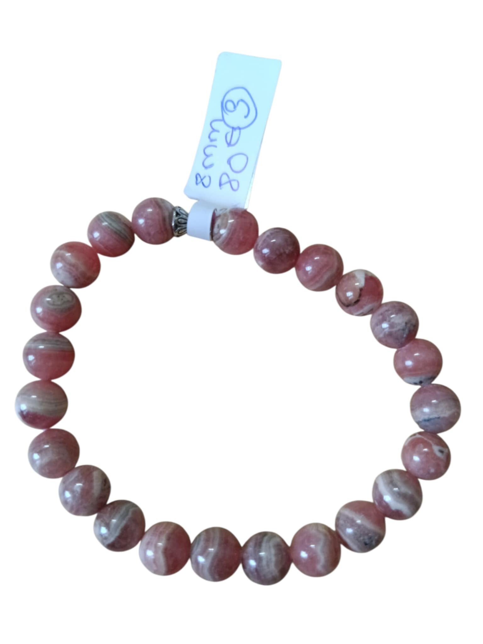 Bracelet Rhodochrosite 8mm Certifié (3)
