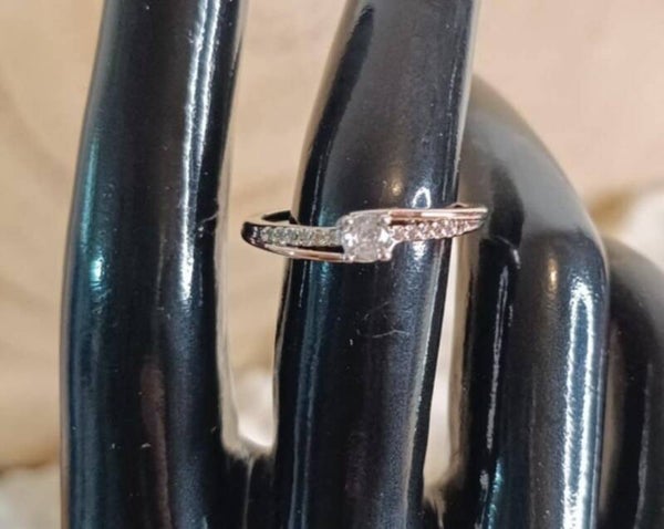Bague Moissanite " Daphné "