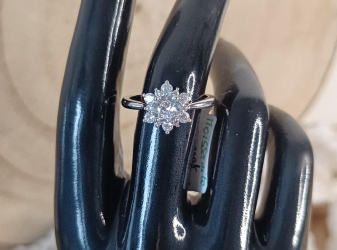Bague Moissanite " Altesse "