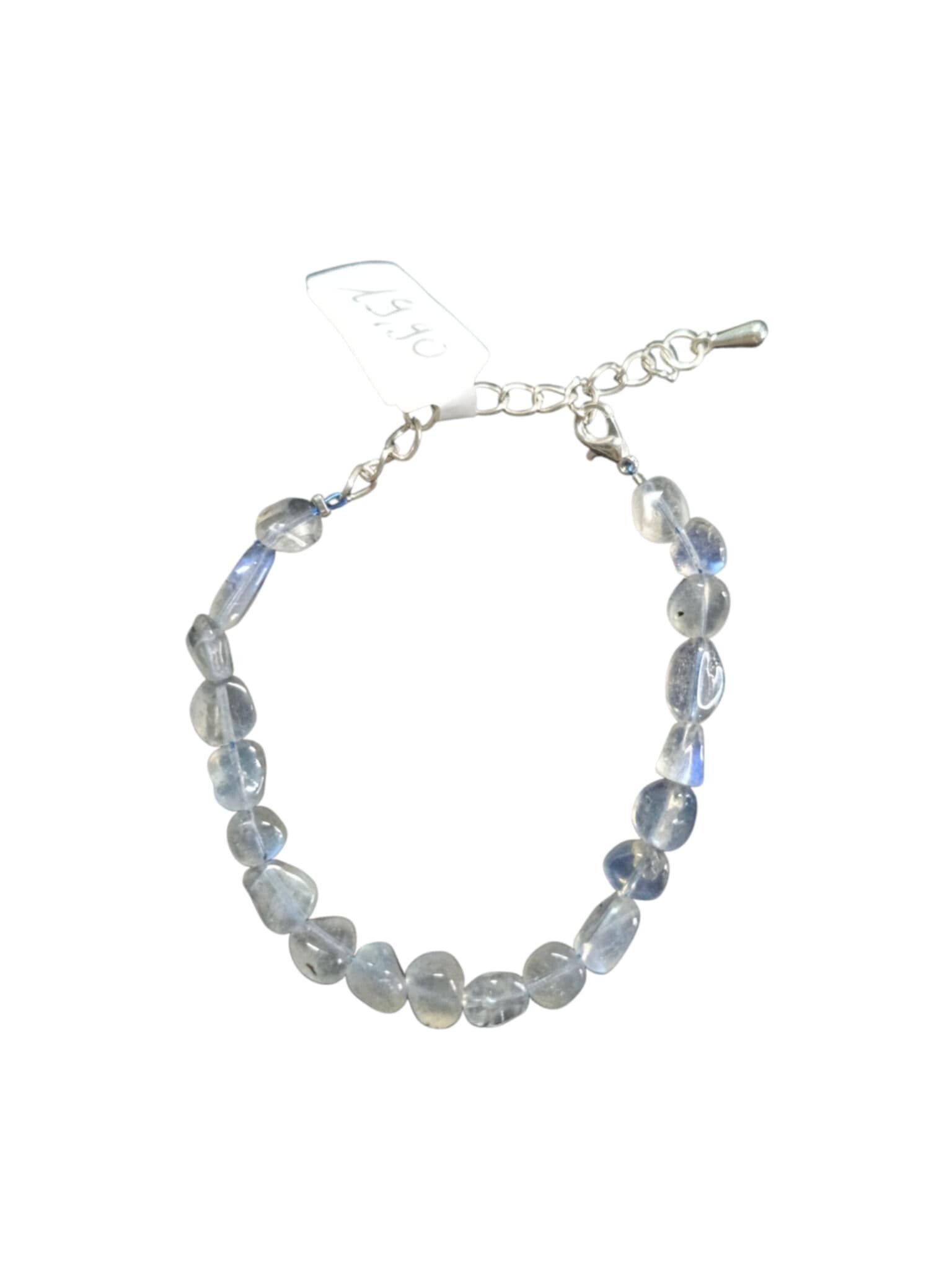 Bracelet Labradorite Bleue Forme Libre Fermoir