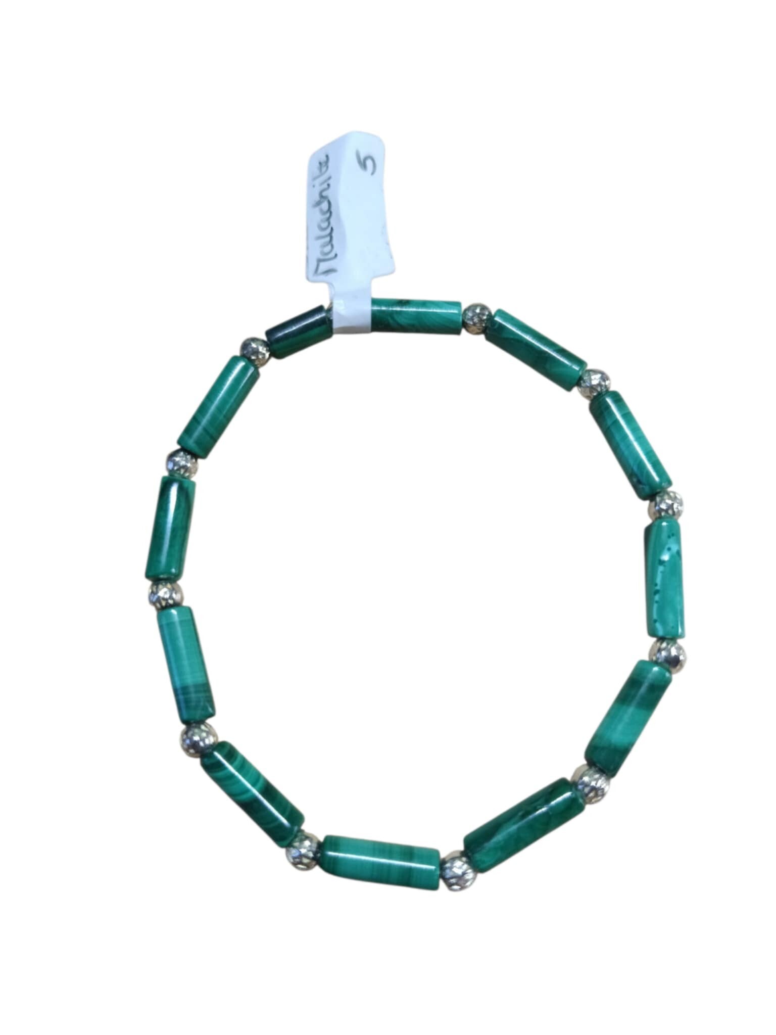 Bracelet Malachite Tube Grade B (5)
