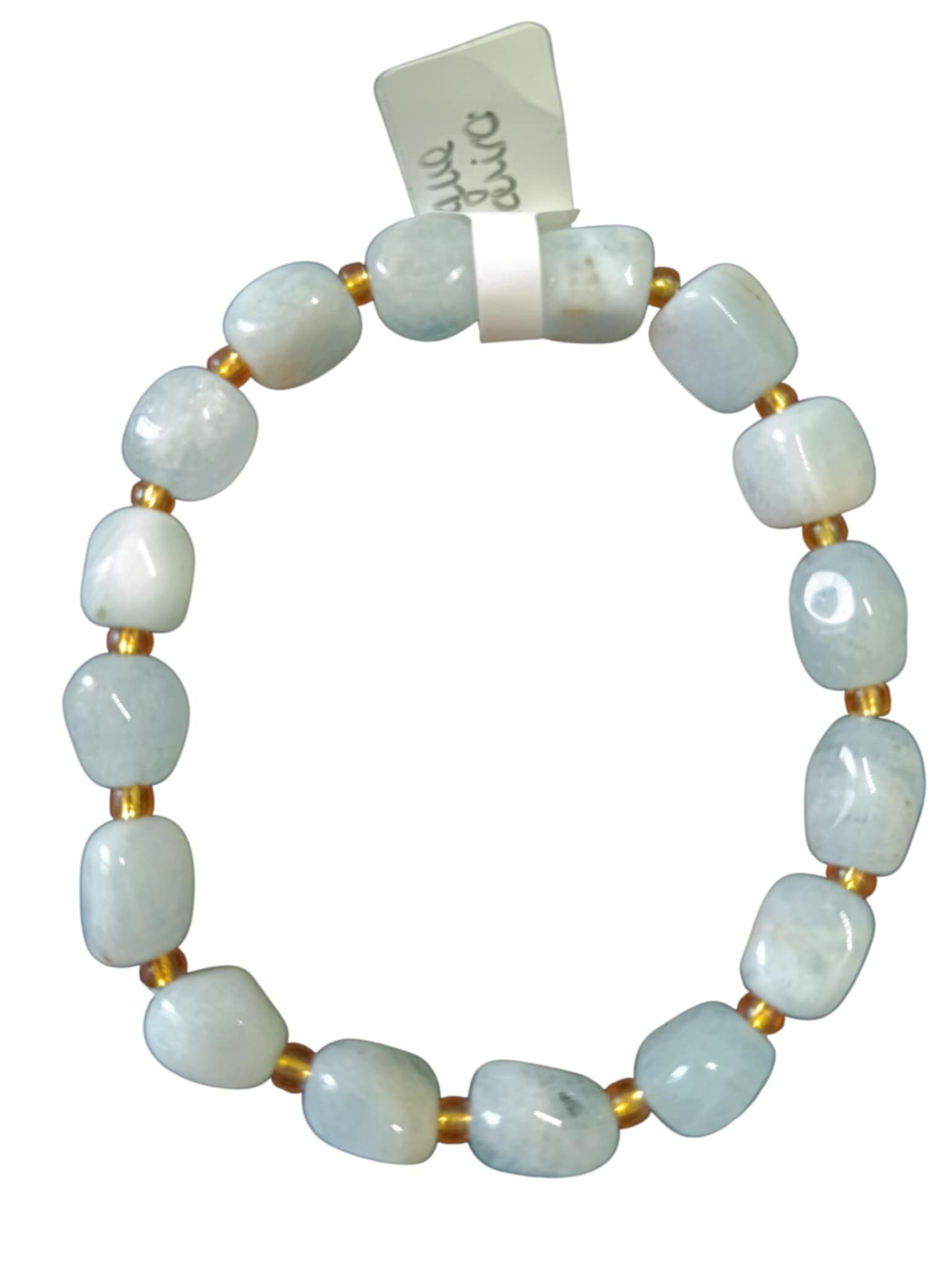 Bracelet Aigue Marine Grade AB Forme Libre