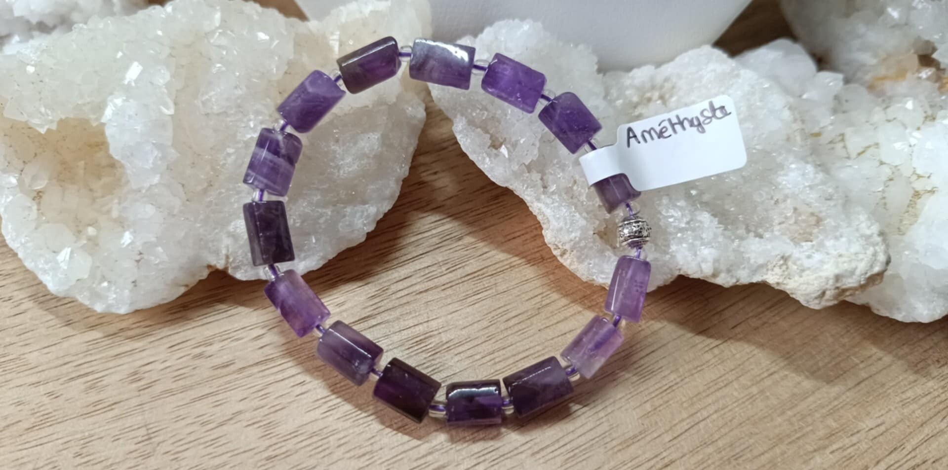 Bracelet Améthyste Grade AB