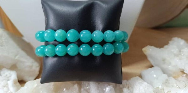Bracelet Amazonite Ice 9mm
