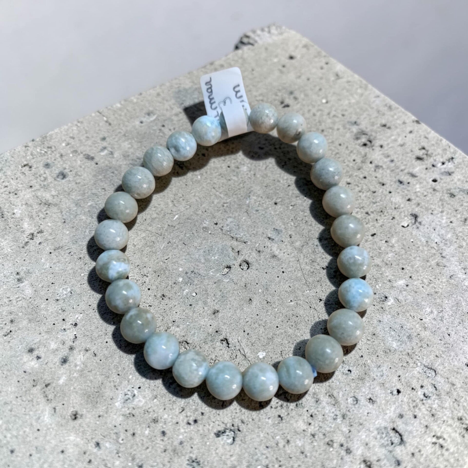 Bracelet Larimar 8mm Grade B