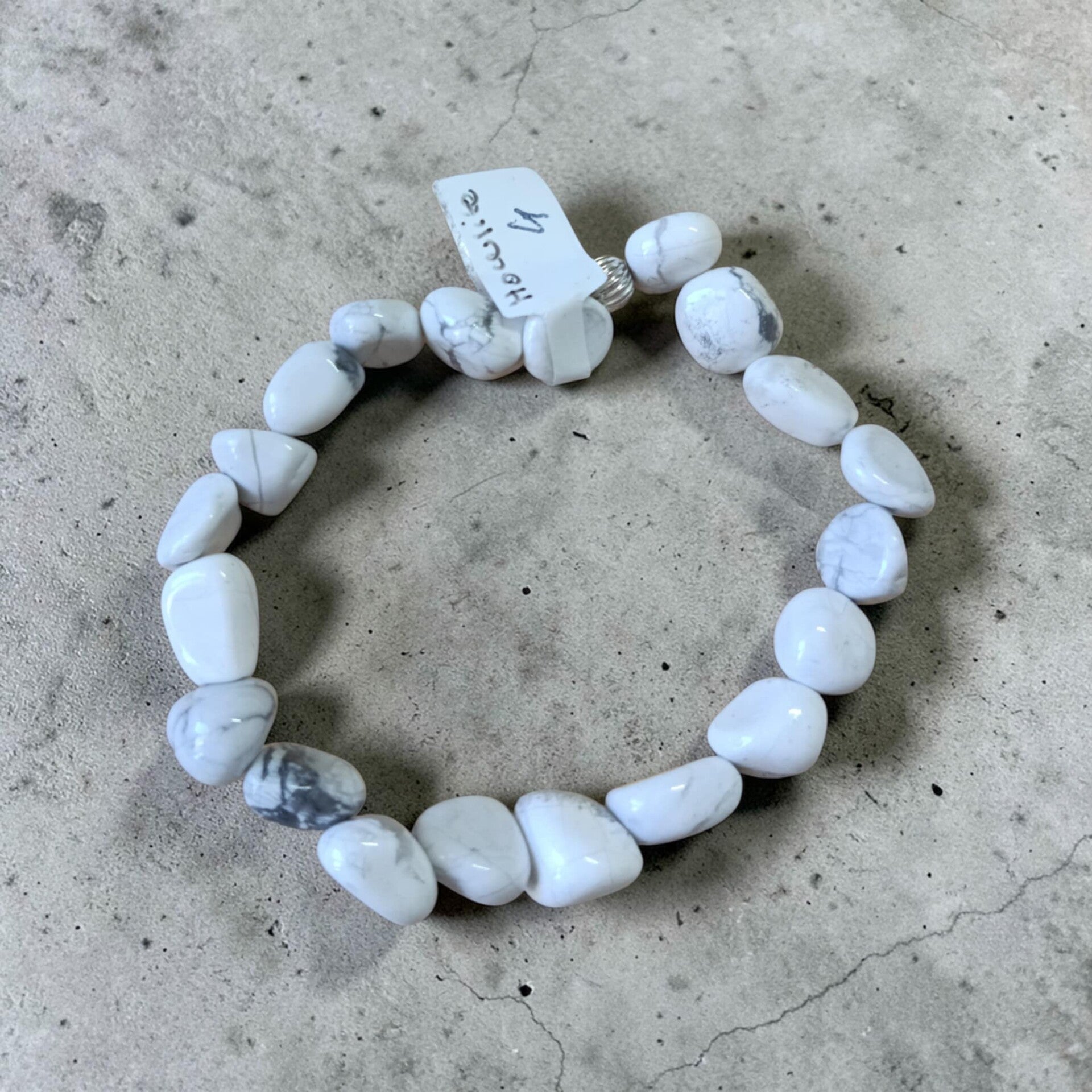Bracelet Howlite Forme Libre