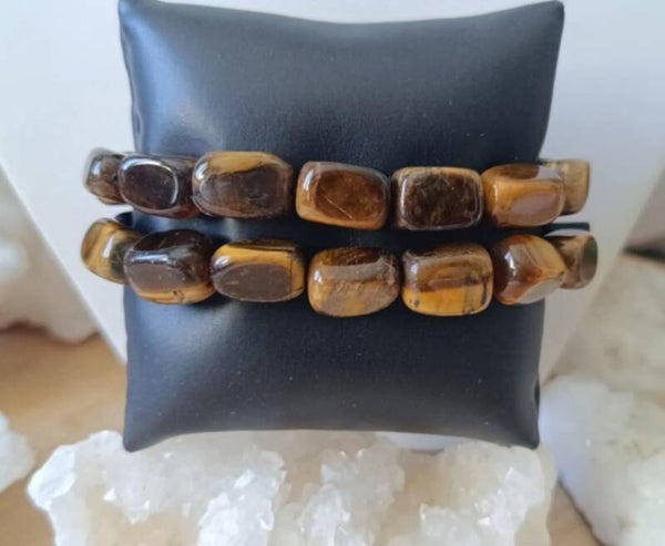 Bracelet Oeil de Tigre Forme Libre