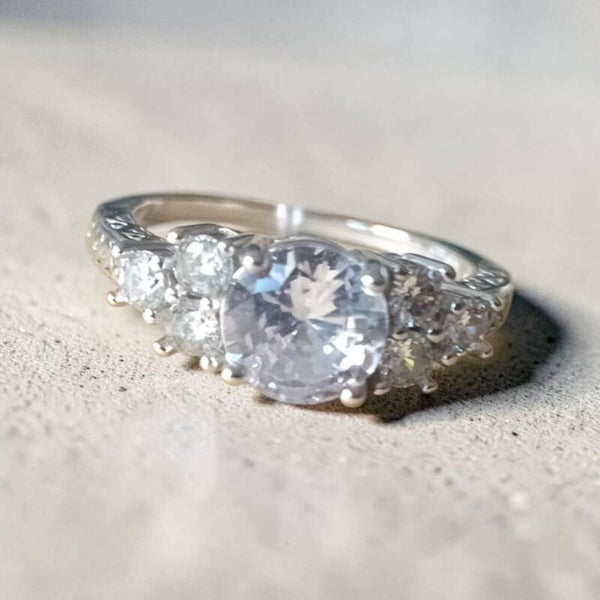 Bague Moissanite " Royale "