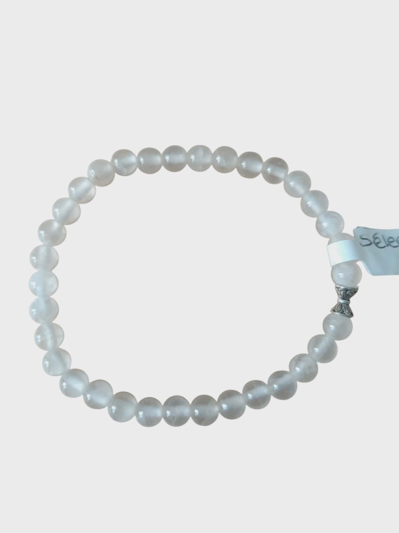 Bracelet Sélénite 6mm
