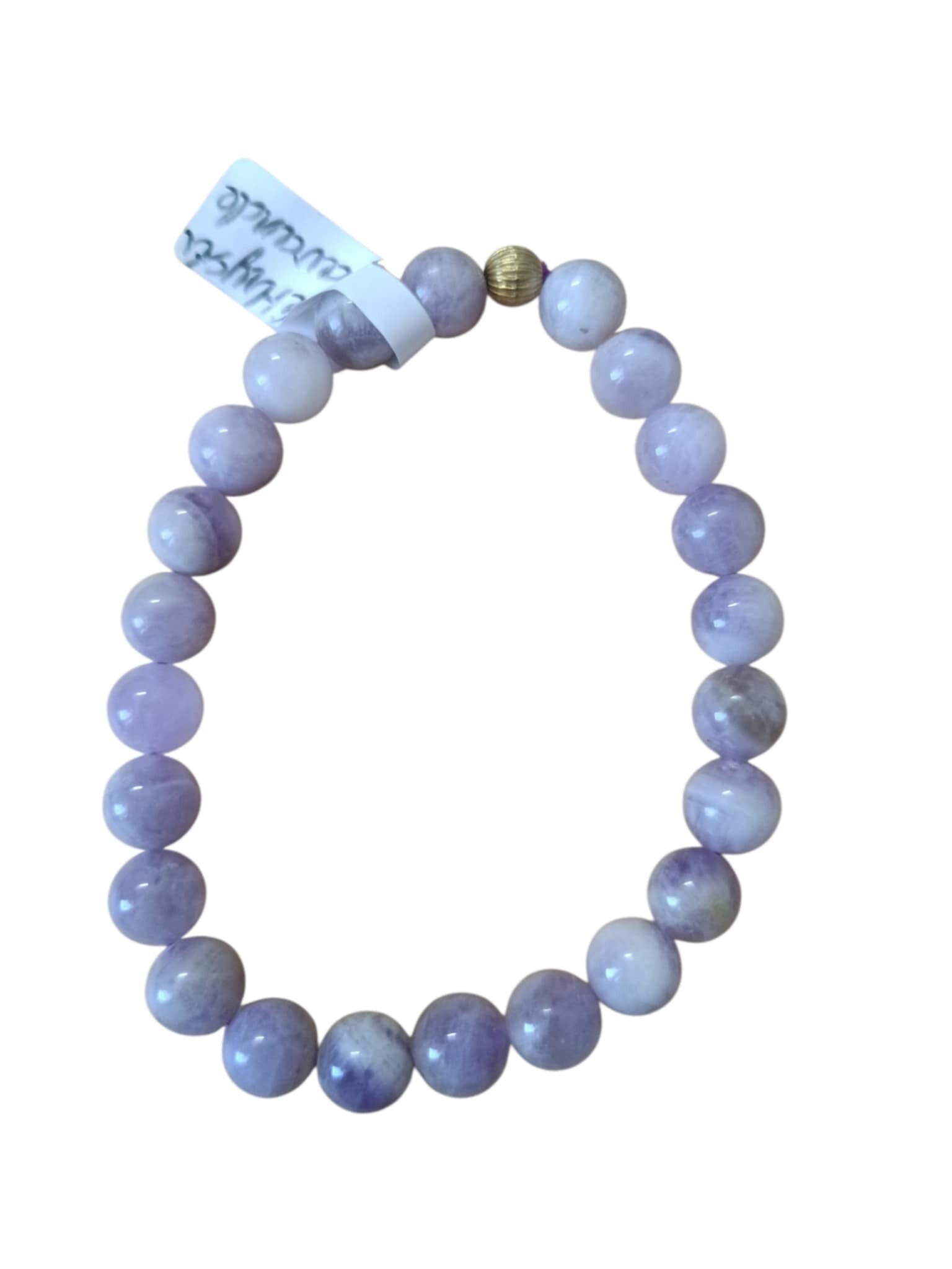 Bracelet Améthyste Lavande 8mm