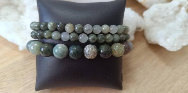 Bracelet Agate Mousse