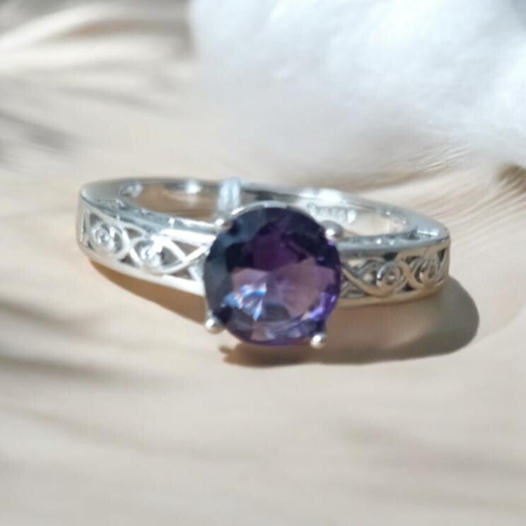 Bague Améthyste " Eloïse "