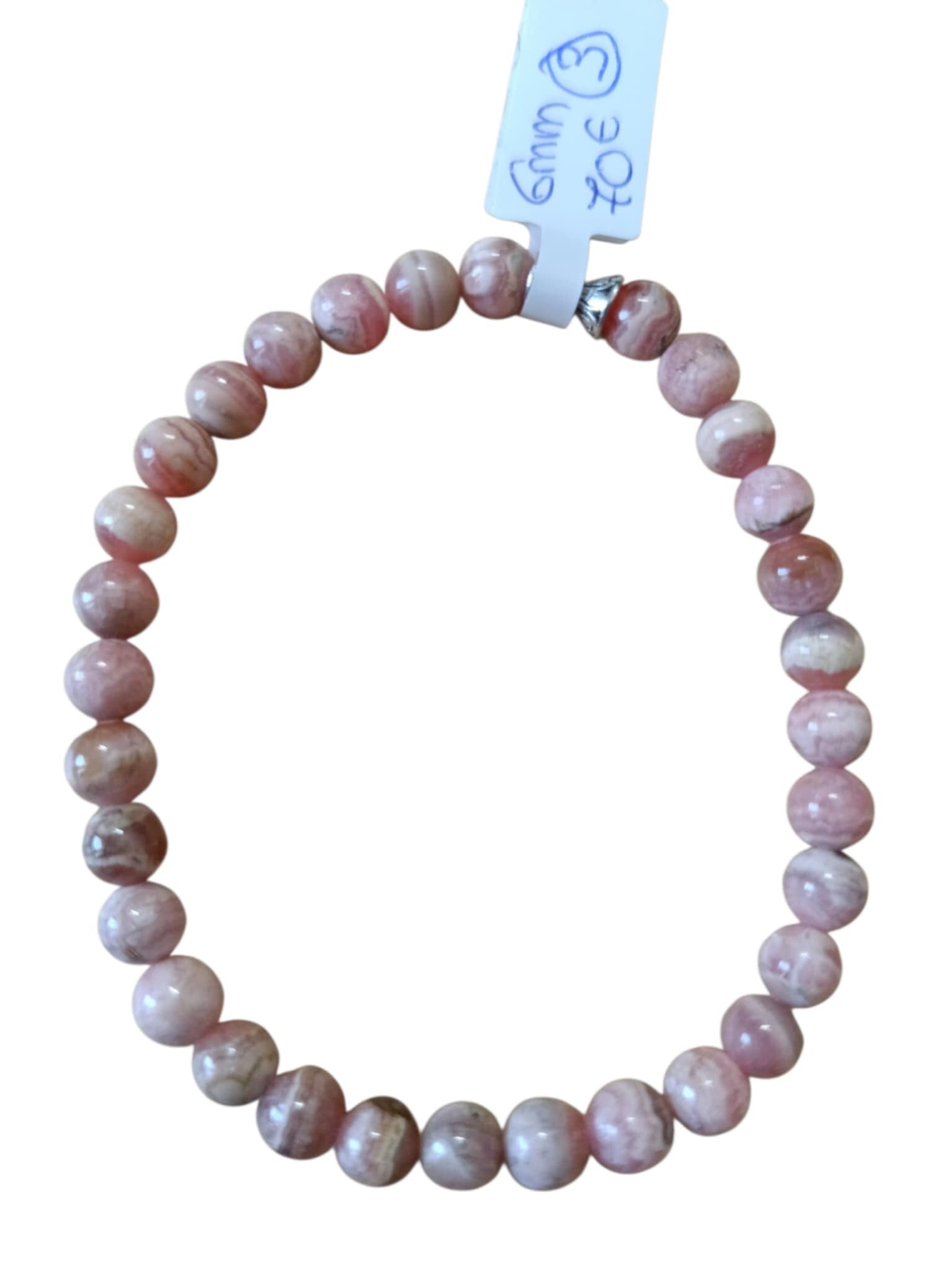 Bracelet Rhodochrosite 6mm Certifié (3)